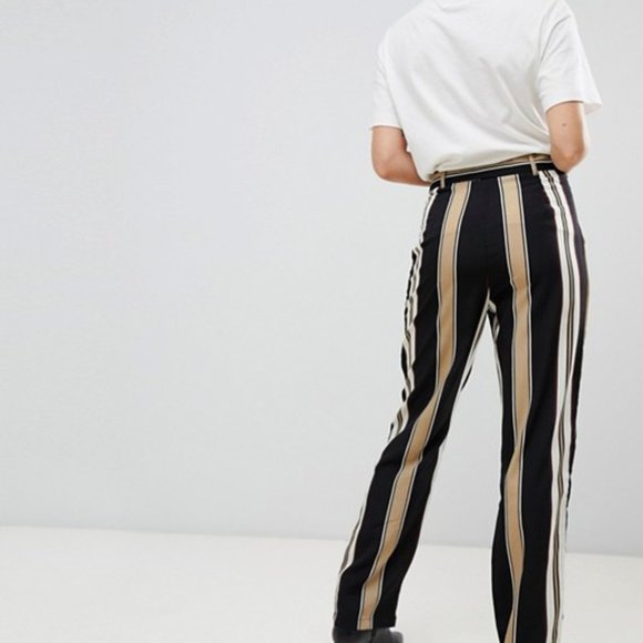 Stripe Wide Leg Pants - Picture 3 of 5
